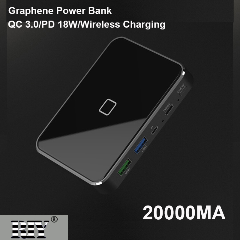 SYX908 Graphene 20000 MaH Fast Charge Power Bank with 60W Charger