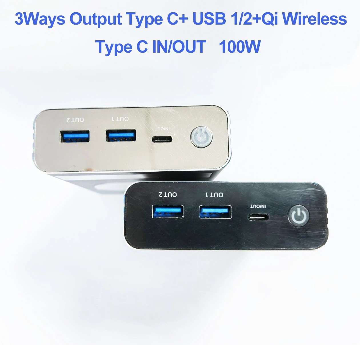3 in 1 Wireless Qi PPS Pd96W Laptop Power Bank 20000mAh